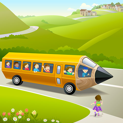 Pastelkový autobus